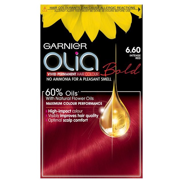 Garnier Olia 6.60 Intense Red Permanent Hair Dye