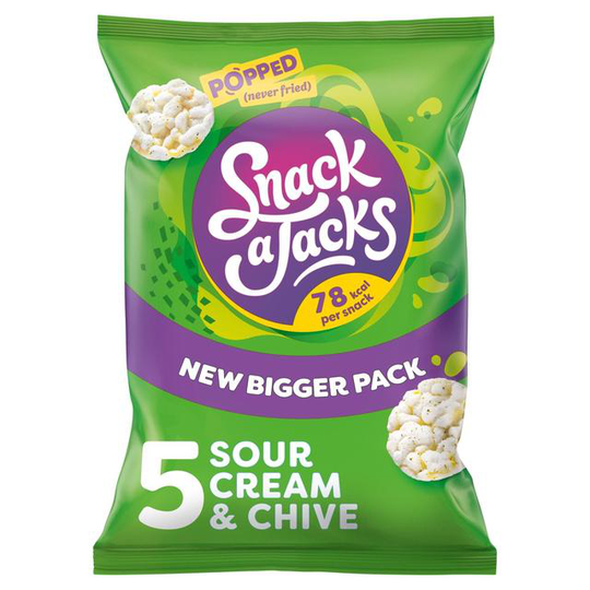Snack a Jacks Sour Cream & Chive Multipack Rice Cakes