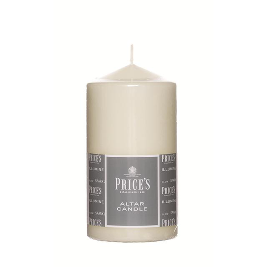 Price's Heritage Cream Altar Candle 15cm
