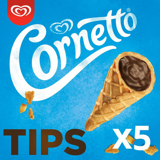 Cornetto Chocolate Cone Tips Frozen