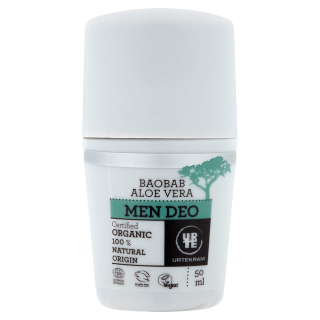 Urtekram Organic Mens Roll On Deodorant