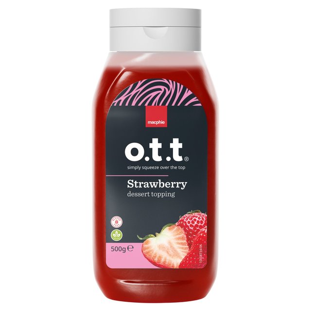 MacPhie OTT Strawberry Ice Cream & Dessert Topping