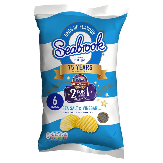 Seabrook Crinkle Cut Salt & Vinegar Crisps