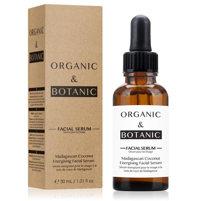Organic & Botanic Energising Facial Serum, Madagascan Coconut