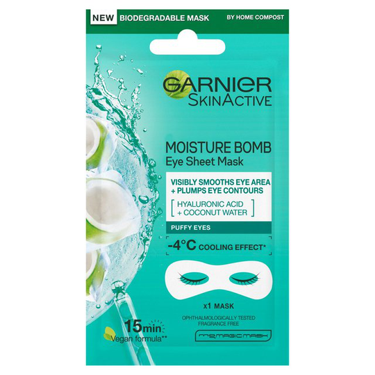 Garnier Eye Sheet Mask Hyaluronic Acid and Coconut Water