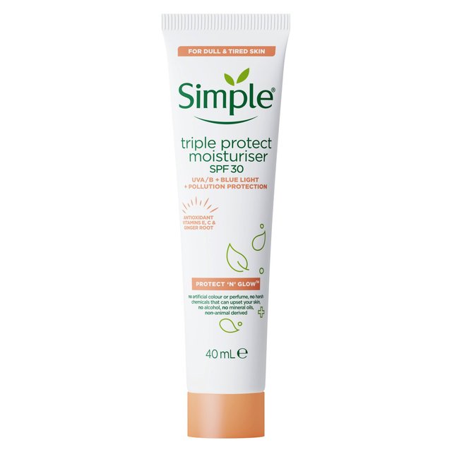 Simple Protect 'N' Glow Face Triple Protection SPF 30 Moisturiser