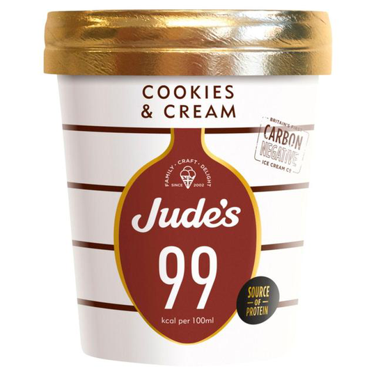 Jude's Lower Calorie Cookies & Cream 460ml