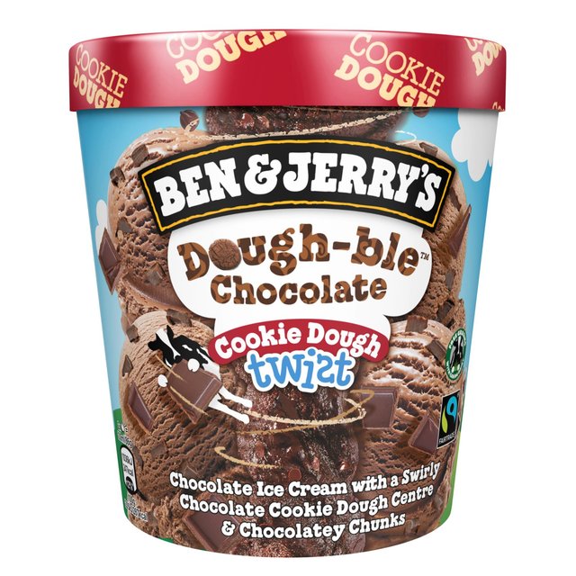 Ben & Jerry's Dough-ble Chocolate Cookie Dough Twist