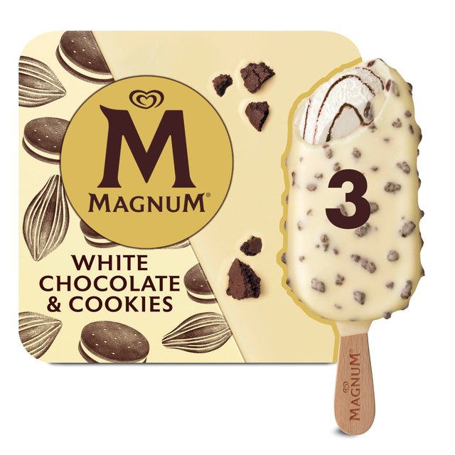 Magnum White Chocolate & Cookies Ice Cream