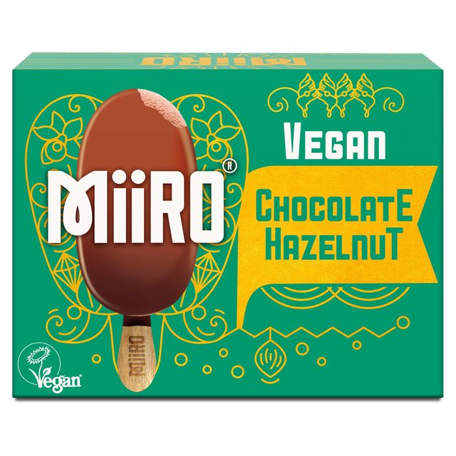 MiiRO Vegan Ice Cream Lollies Chocolate Hazelnut