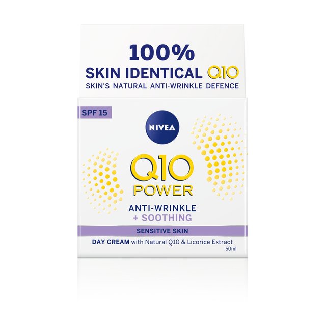 NIVEA Q10 Power Sensitive Day Cream Face Moisturiser