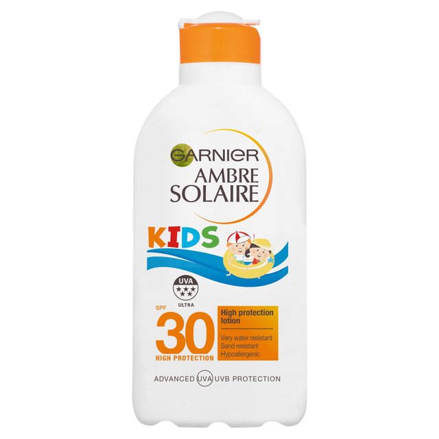 Garnir Ambre Solaire Kids Sand Resistant Sun Protection Lotion SPF30