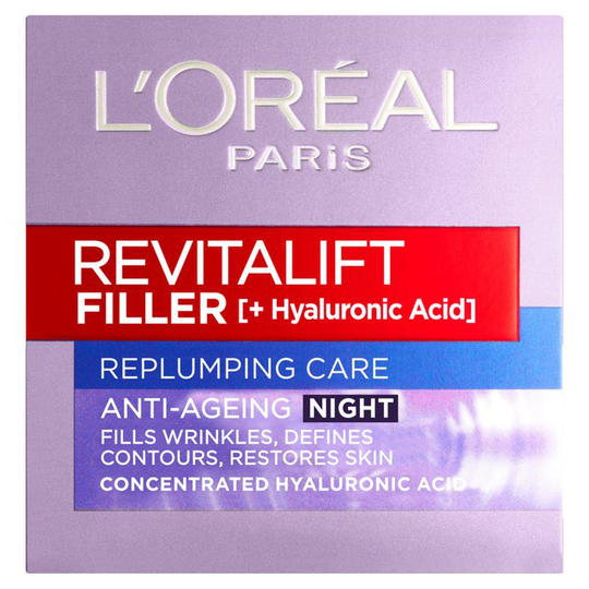 L'Oreal Paris Revitalift Filler & Hyaluronic Acid Anti-Ageing Night Cream