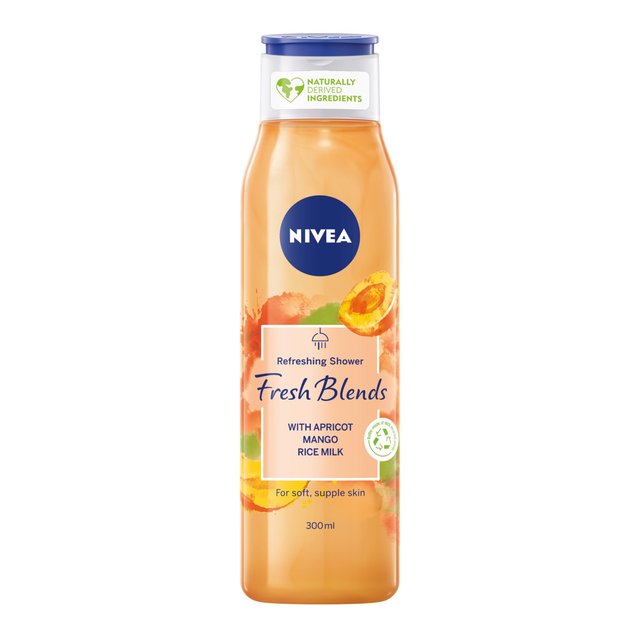 NIVEA Fresh Blends Natural Apricot Mango & Rice Milk Shower Body Wash
