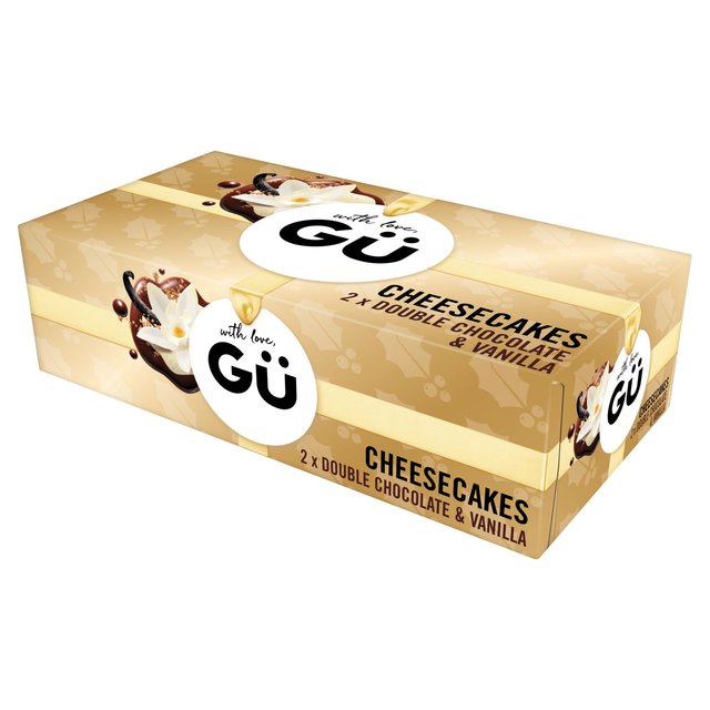 Gu Double Chocolate & Vanilla Cheesecake Desserts