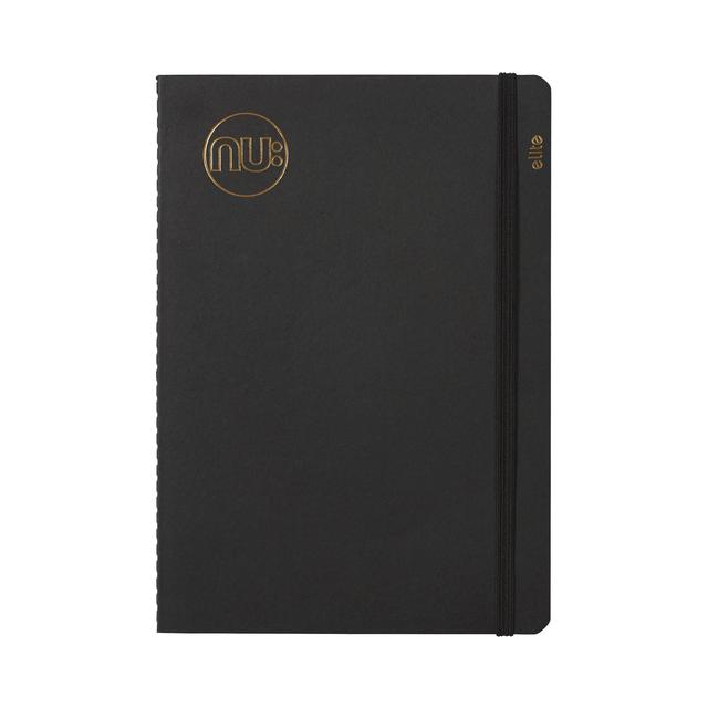 Nu Kraft A5 Stitched Spine, Black